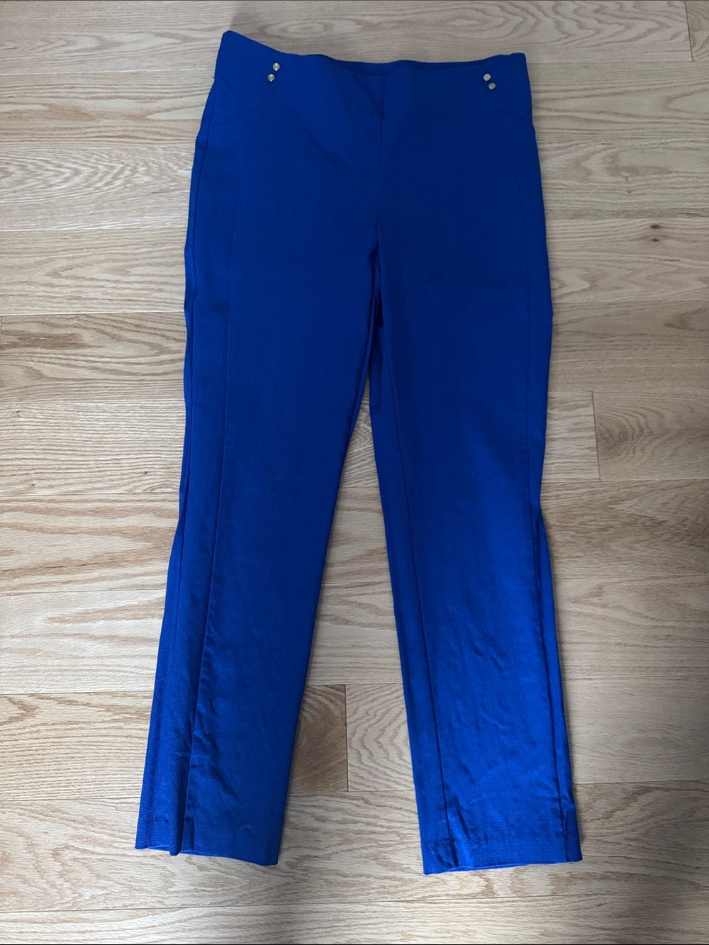 Rafaella Straight Leg Pants in Cobalt Blue